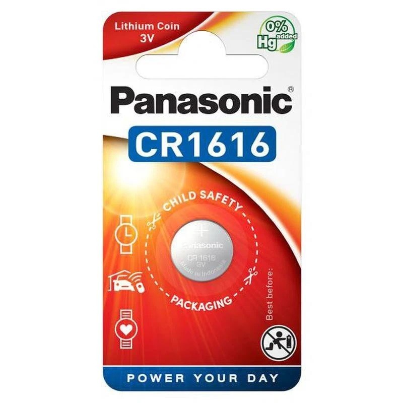 Buy Panasonic Lithium Battery Blister - CR1616 - Lithium Battery Blister (1pc) in Cyprus, Nicosia, Limassol, Larnaka, Pafos