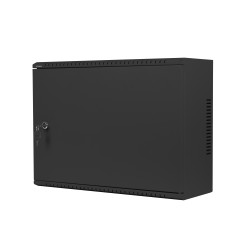 Buy Lanberg 19'' Low Profile Wall Rack - 4U+3U Assembled Black in Cyprus, Nicosia, Limassol, Larnaka, Pafos