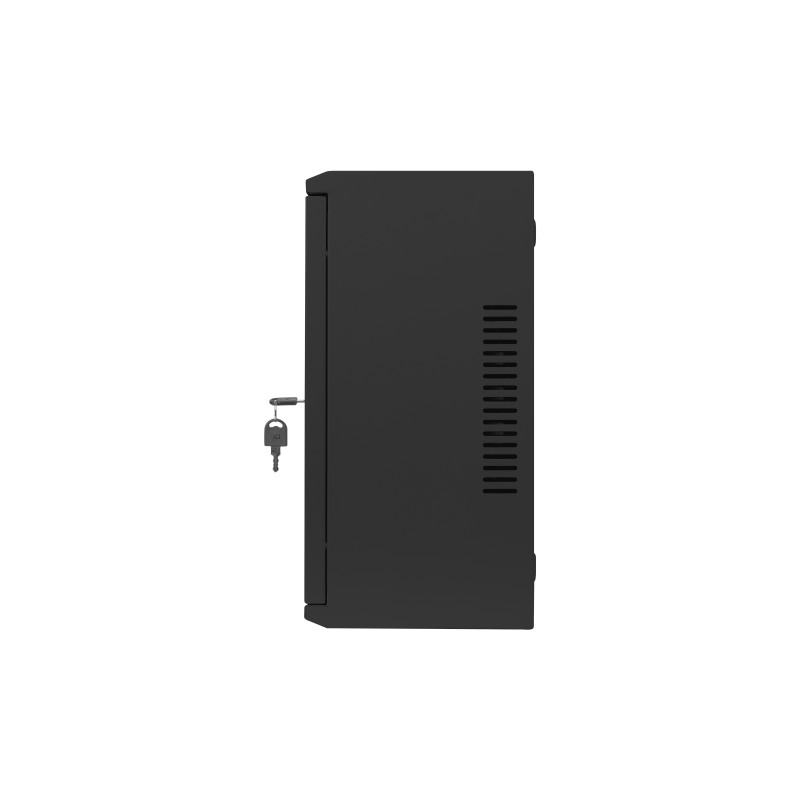 Buy Lanberg 19'' Low Profile Wall Rack - 4U+3U Assembled Black in Cyprus, Nicosia, Limassol, Larnaka, Pafos