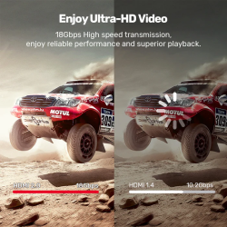 Buy Unitek HDMI Cable - C11079BK-15M - HDMI 2.0 Cable 15.0m CCS in Cyprus, Nicosia, Limassol, Larnaka, Pafos