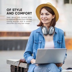 Buy SonicGear Headphones - DNC3000 - Bluetooth AIRPHONE Platinum Silver in Cyprus, Nicosia, Limassol, Larnaka, Pafos