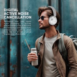 Buy SonicGear Headphones - DNC3000 - Bluetooth AIRPHONE Platinum Silver in Cyprus, Nicosia, Limassol, Larnaka, Pafos