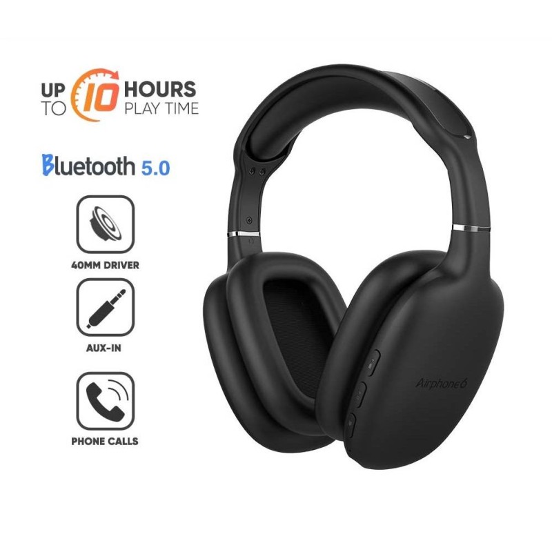 SonicGear Bluetooth Headphones - Airphone 6 - Black — Buy in Cyprus with Fast Delivery