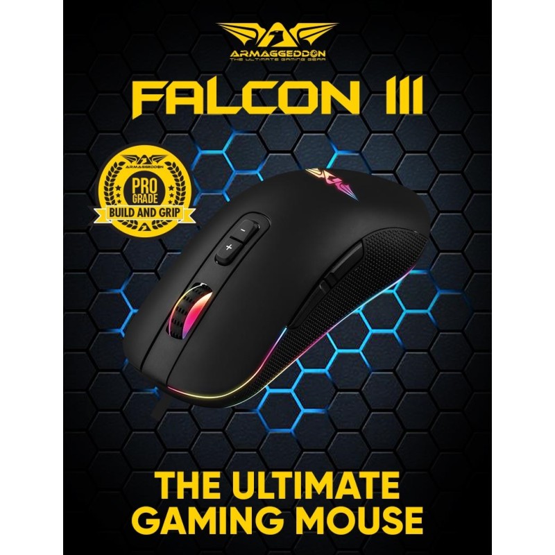 Buy Armaggeddon Pro-Gaming Mouse - Falcon 3 - Pro-Gaming Mouse 10000CPI Macroabl... in Cyprus, Nicosia, Limassol, Larnaka, Pafos