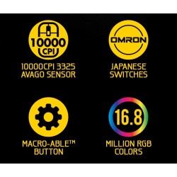 Armaggeddon Falcon 3 Pro-Gaming Mouse 10000 CPI Macroable RGB (Boxed) — Buy in Cyprus with Fast Delivery