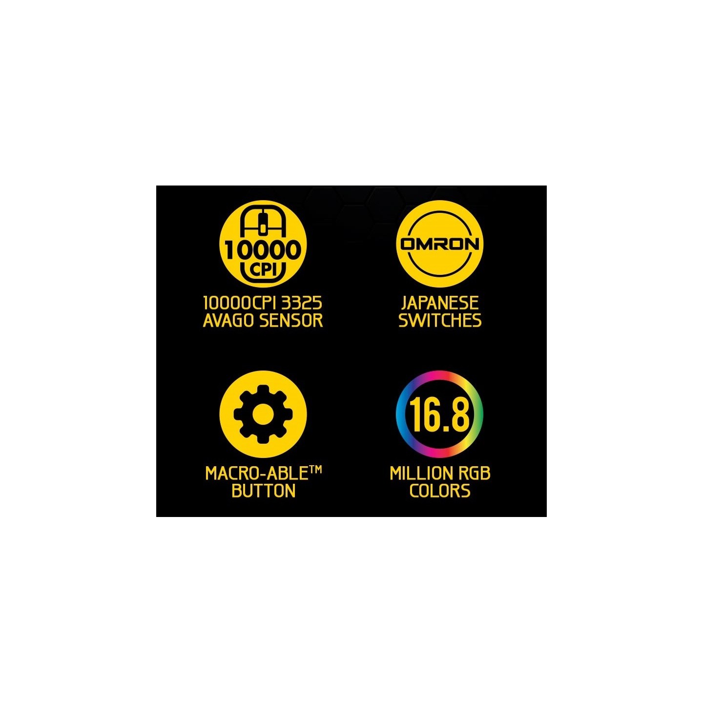 Armaggeddon Falcon 3 Pro-Gaming Mouse 10000 CPI Macroable RGB (Boxed) — Buy in Cyprus with Fast Delivery