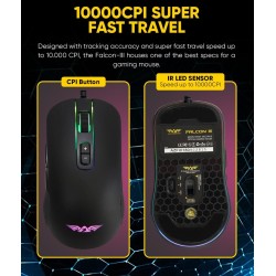 Buy Armaggeddon Pro-Gaming Mouse - Falcon 3 - Pro-Gaming Mouse 10000CPI Macroabl... in Cyprus, Nicosia, Limassol, Larnaka, Pafos
