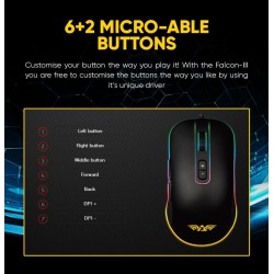 Buy Armaggeddon Pro-Gaming Mouse - Falcon 3 - Pro-Gaming Mouse 10000CPI Macroabl... in Cyprus, Nicosia, Limassol, Larnaka, Pafos