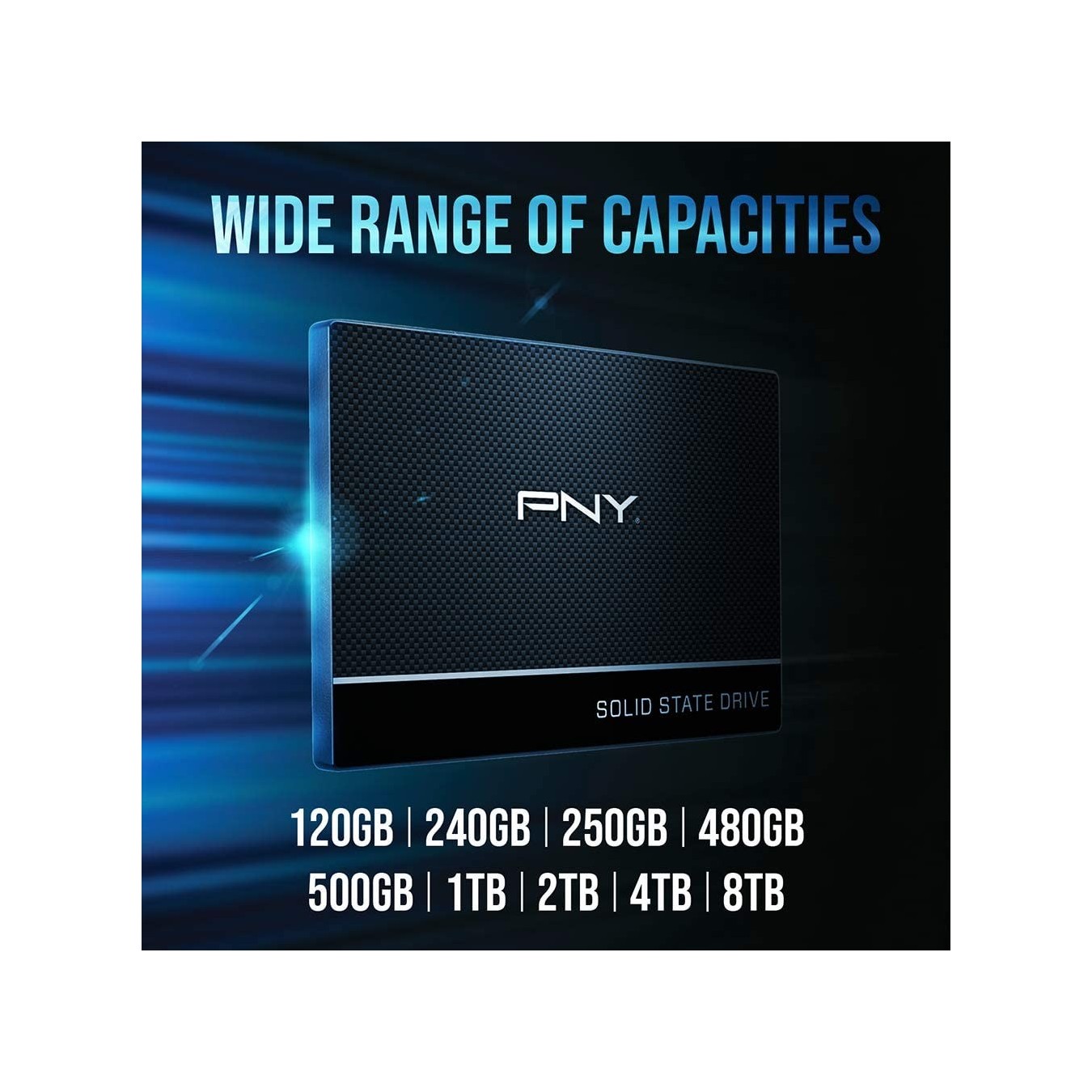 PNY SSD - CS900 - SATA III 2TB — Buy in Cyprus with Fast Delivery