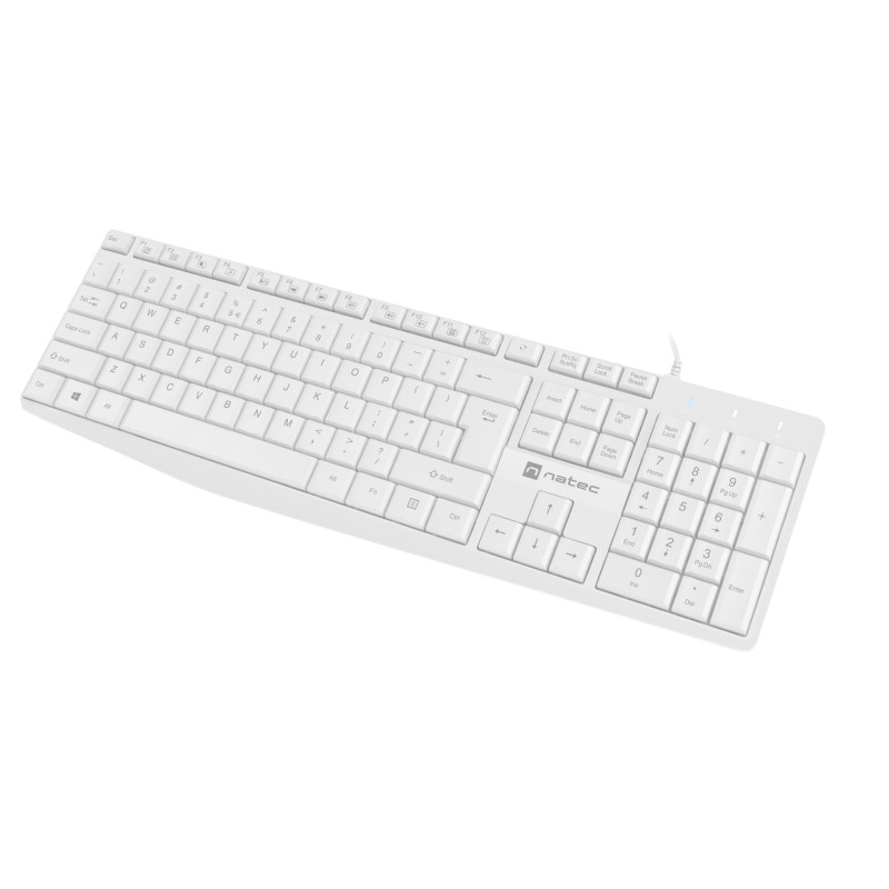 Buy Natec NAUTILUS Keyboard - Wired, White in Cyprus, Nicosia, Limassol, Larnaka, Pafos
