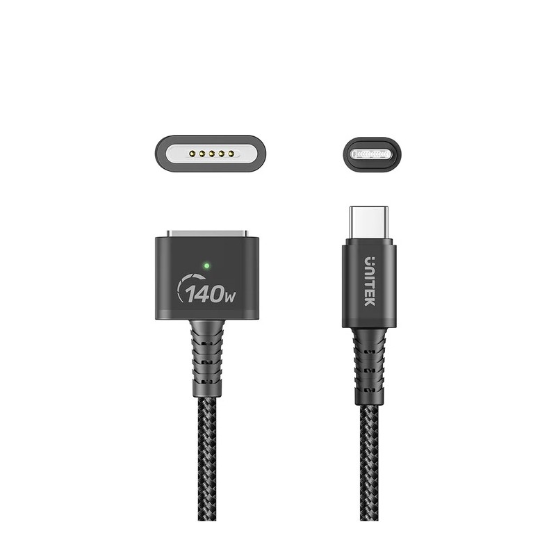 Buy Unitek MC USB-C to MagSafe Charging Cable - 140W - 2.0m in Cyprus, Nicosia, Limassol, Larnaka, Pafos