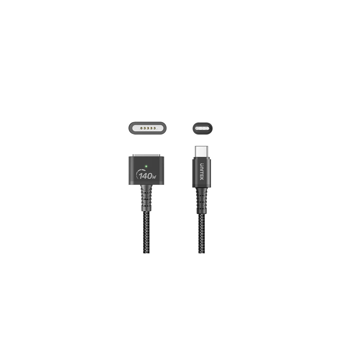 Unitek MC USB-C to MagSafe Charging Cable - 140W - 2.0m — Buy in Cyprus with Fast Delivery