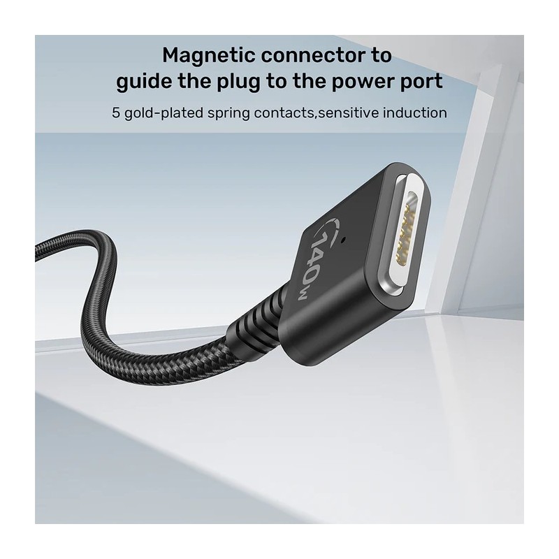 Buy Unitek MC USB-C to MagSafe Charging Cable - 140W - 2.0m in Cyprus, Nicosia, Limassol, Larnaka, Pafos