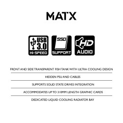 Buy Armaggeddon Aquaron Micro ATX Gaming Case Black in Cyprus, Nicosia, Limassol, Larnaka, Pafos