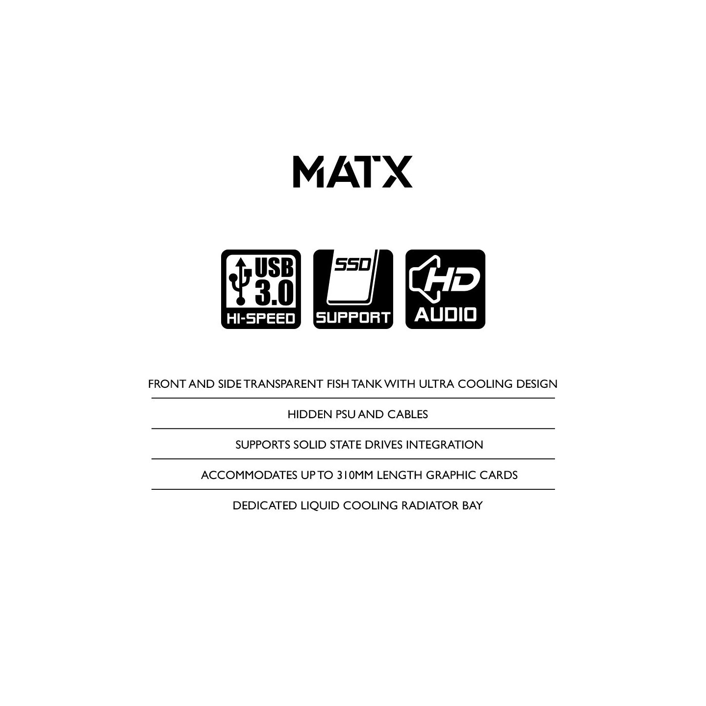 Armaggeddon Aquaron Micro ATX Gaming Case Black - AQUARONBLK (Boxed) — Buy in Cyprus with Fast Delivery