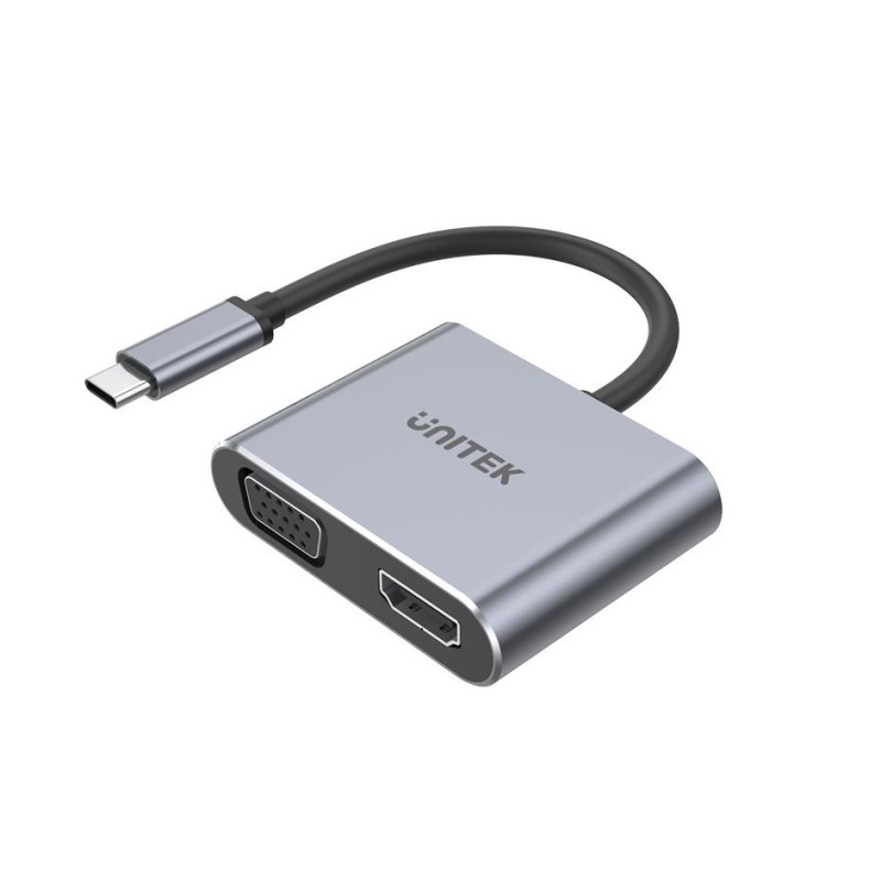 Buy Unitek Type-C HDMI 4K60Hz VGA PD100W - D1049A - Type-C HDMI 4K60Hz VGA PD100W in Cyprus, Nicosia, Limassol, Larnaka, Pafos