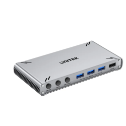 Buy Unitek KVM HDMI Switch USB-C 10Gbps Split-Screen 5-Port Hub - D1118A - KVM H... in Cyprus, Nicosia, Limassol, Larnaka, Pafos