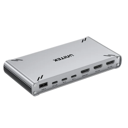 Buy Unitek KVM HDMI Switch USB-C 10Gbps Split-Screen 5-Port Hub - D1118A - KVM H... in Cyprus, Nicosia, Limassol, Larnaka, Pafos