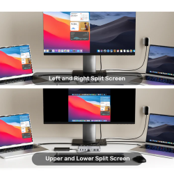 Buy Unitek KVM HDMI Switch USB-C 10Gbps Split-Screen 5-Port Hub - D1118A - KVM H... in Cyprus, Nicosia, Limassol, Larnaka, Pafos