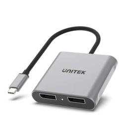 Buy Unitek Converter USB-C to Display Port Dual 8K60Hz MST - V1404A - Dual 8K60H... in Cyprus, Nicosia, Limassol, Larnaka, Pafos