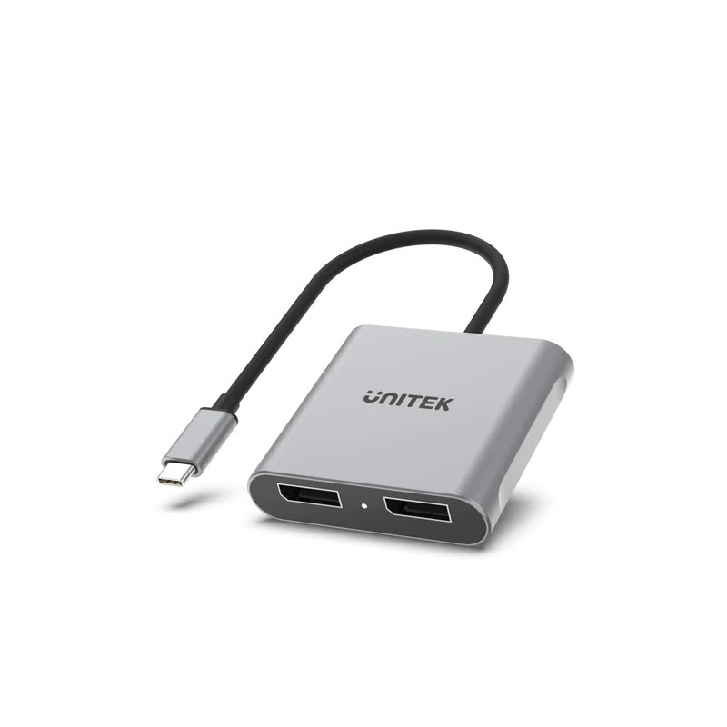 Buy Unitek Converter USB-C to Display Port Dual 8K60Hz MST - V1404A - Dual 8K60H... in Cyprus, Nicosia, Limassol, Larnaka, Pafos