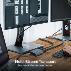 Buy Unitek Converter USB-C to Display Port Dual 8K60Hz MST - V1404A - Dual 8K60H... in Cyprus, Nicosia, Limassol, Larnaka, Pafos