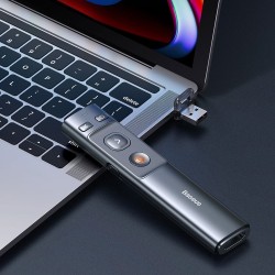 Buy Baseus OrangeDot Wireless Laser Presenter - Grey in Cyprus, Nicosia, Limassol, Larnaka, Pafos