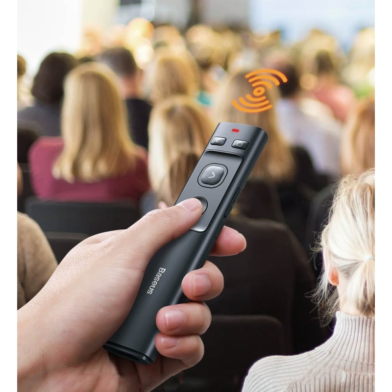 Buy Baseus OrangeDot Wireless Laser Presenter - Grey in Cyprus, Nicosia, Limassol, Larnaka, Pafos