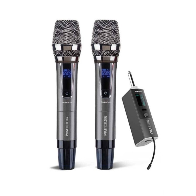 Buy SonicGear Microphones - WM8800UL - Dual 2 Studio Quality Metal Body Wireless... in Cyprus, Nicosia, Limassol, Larnaka, Pafos