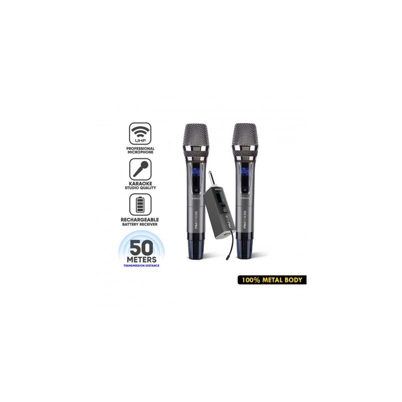 Buy SonicGear Microphones - WM8800UL - Dual 2 Studio Quality Metal Body Wireless... in Cyprus, Nicosia, Limassol, Larnaka, Pafos