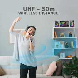 Buy SonicGear Microphones - WM8800UL - Dual 2 Studio Quality Metal Body Wireless... in Cyprus, Nicosia, Limassol, Larnaka, Pafos