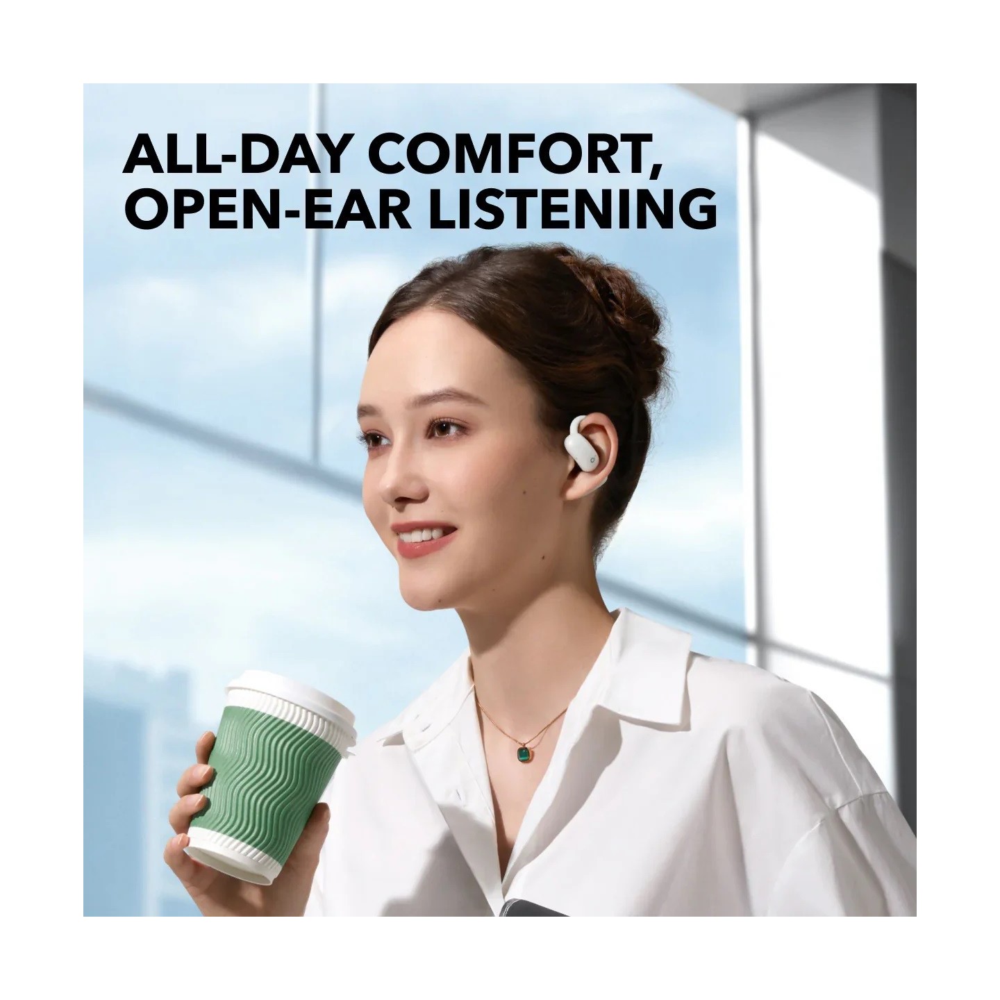 Anker Soundcore TWS Earphones Open Air - AeroFit 2 - White — Buy in Cyprus with Fast Delivery