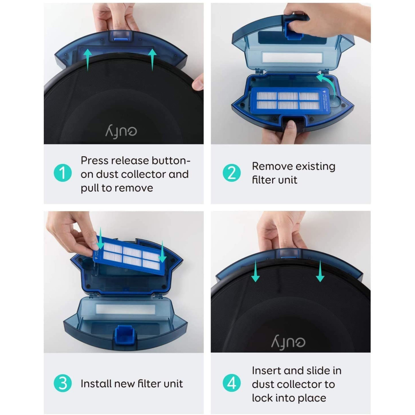 Anker Eufy 2 Replacement HEPA Filters for RoboVac - RoboVac G10 Hybrid - Replacement HEPA Filters