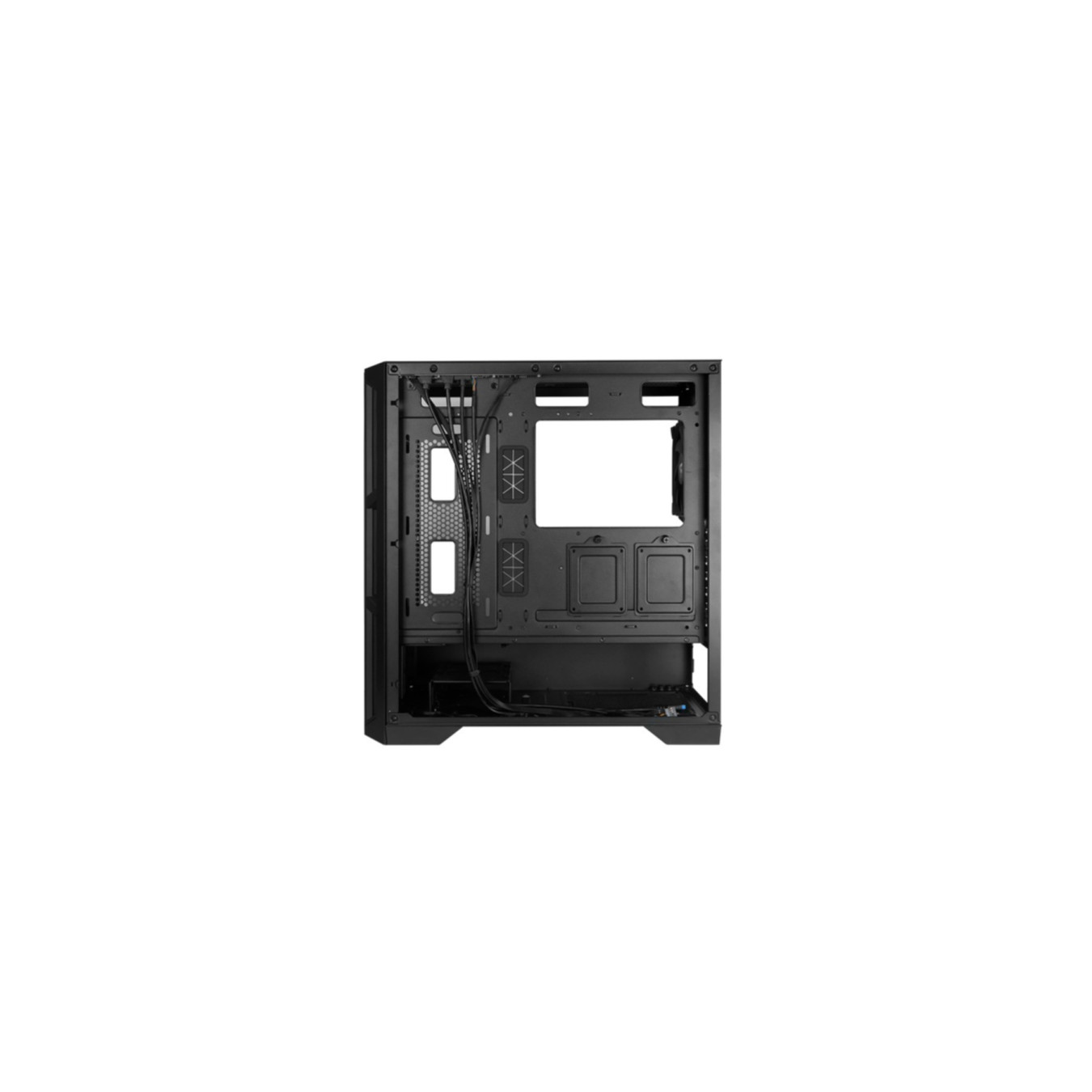 CHIEFTEC APEX AIR GA-01B-M-OP - E-ATX Mid-Tower Case, Black, 3x140mm PWM Fans, Supports 400mm GPU & 175mm CPU Cooler