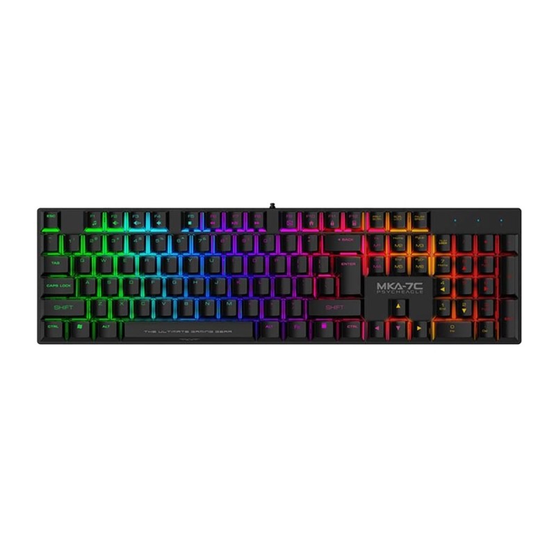 Buy Armaggeddon - MKA-7C - Black Mechanical Gaming Keyboard 104 Clicky Blue Keys in Cyprus, Nicosia, Limassol, Larnaka, Pafos