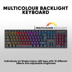 Armaggeddon MKA-7C Psycheagle 104-Key Mechanical Gaming Keyboard Blue (Boxed) — Buy in Cyprus with Fast Delivery