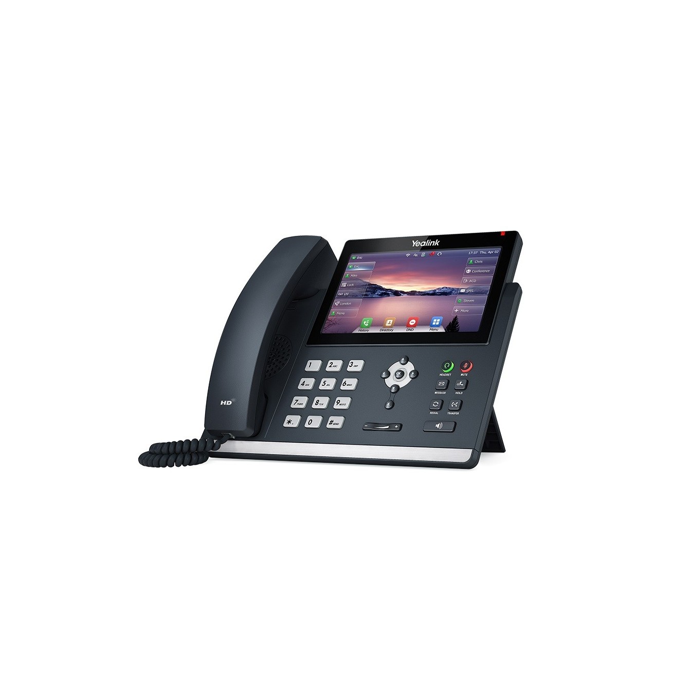 Yealink IP Phone Desktop PoE 4.3'' Gigabit, USB, Expansion, Color Touch Screen T48U — Buy in Cyprus with Fast Delivery