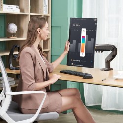 Buy NBMounts Desk Monitor Mount - F80 - Single Arm Gas Desk Monitor Mount (updat... in Cyprus, Nicosia, Limassol, Larnaka, Pafos