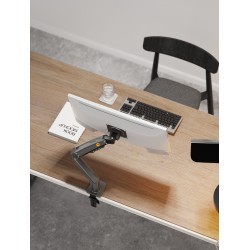 NBMounts F80 Single Arm Gas Desk Monitor Mount 17-30" up to 9kg (Boxed) — Buy in Cyprus with Fast Delivery