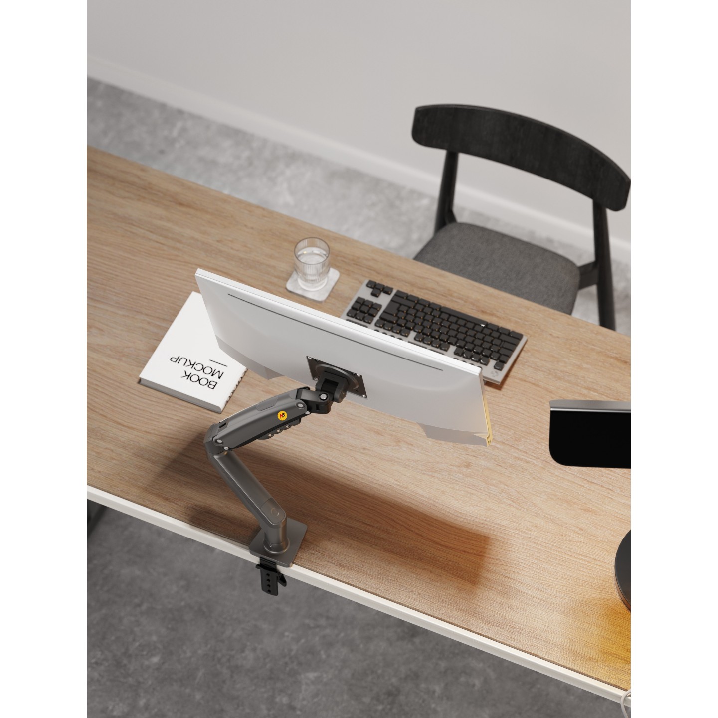 NBMounts F80 Single Arm Gas Desk Monitor Mount 17-30" up to 9kg (Boxed) — Buy in Cyprus with Fast Delivery