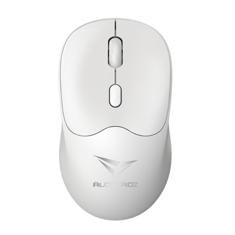 Alcatroz AirMouse Duo 6 Wireless & Bluetooth Rechargeable Silent Click Mouse White (Boxed) — Buy in Cyprus with Fast Delivery
