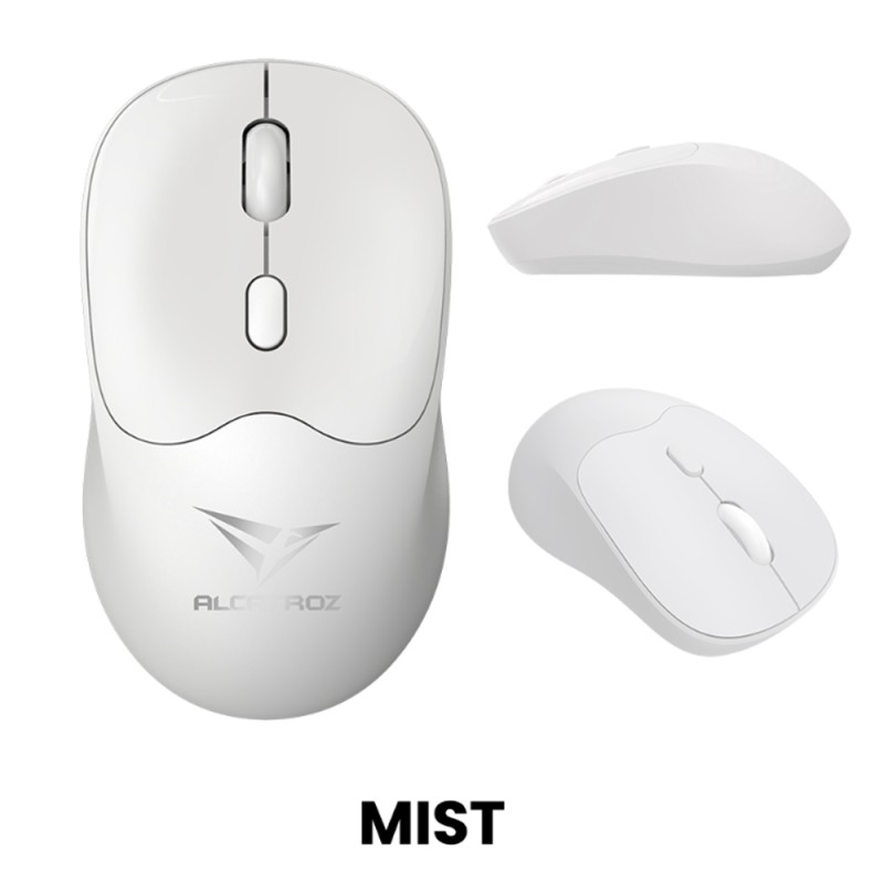Buy Alcatroz Mouse - 6R - Wireless & BT Recharg Silent AIRMOUSE DUO White (2025) in Cyprus, Nicosia, Limassol, Larnaka, Pafos