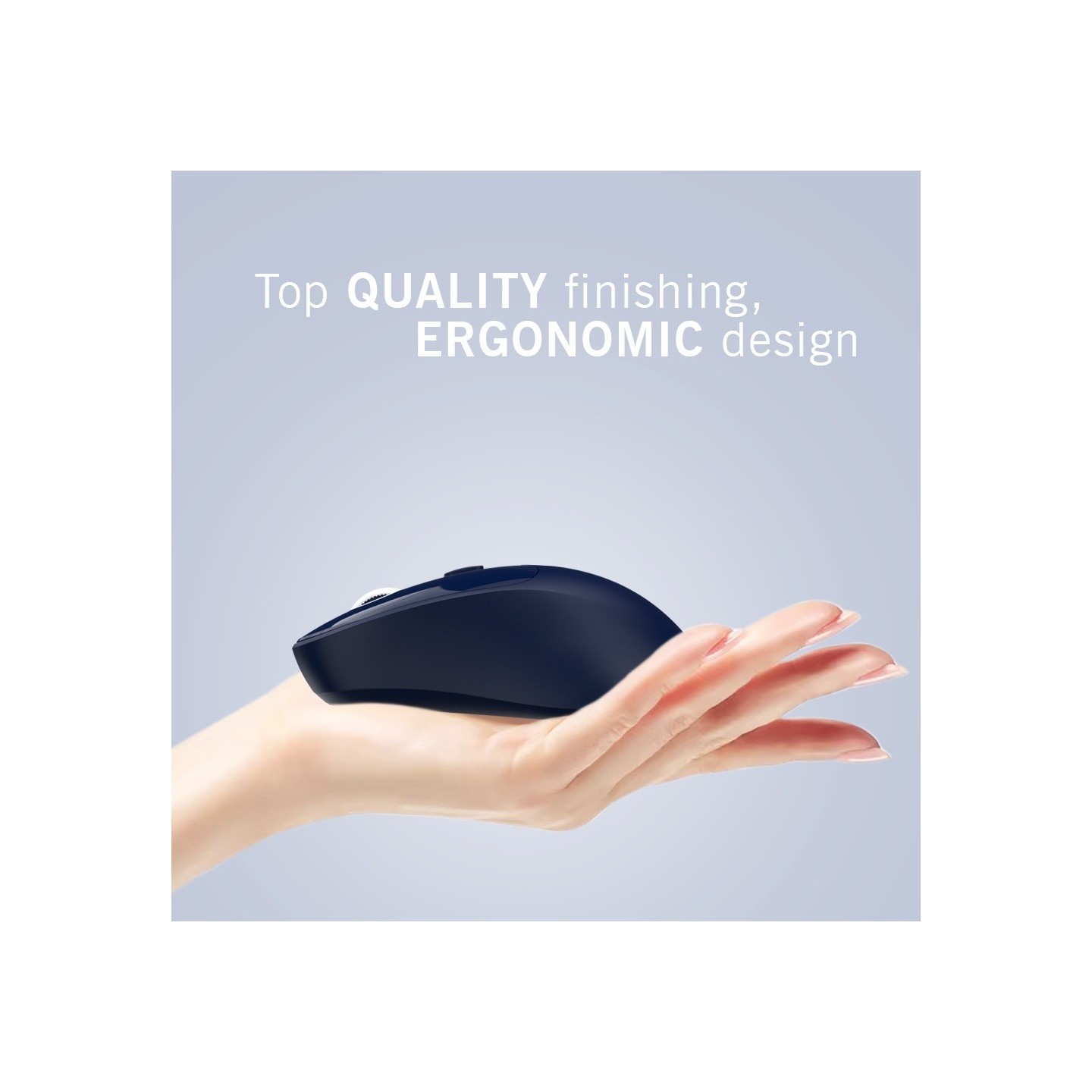 Alcatroz AirMouse Duo 6 Wireless & Bluetooth Rechargeable Silent Click Mouse White (Boxed) — Buy in Cyprus with Fast Delivery