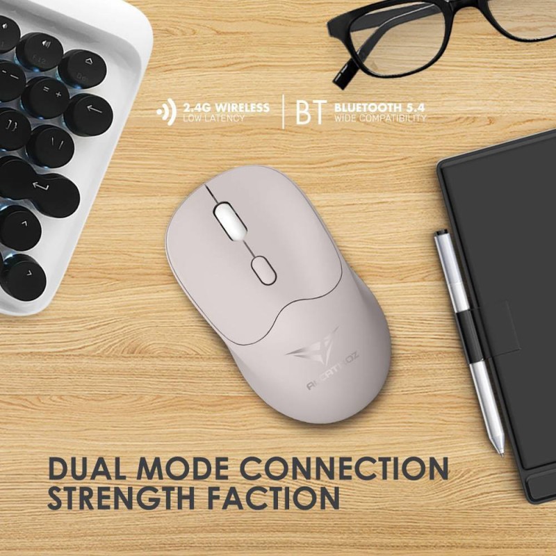 Buy Alcatroz Mouse - 6R - Wireless & BT Recharg Silent AIRMOUSE DUO White (2025) in Cyprus, Nicosia, Limassol, Larnaka, Pafos