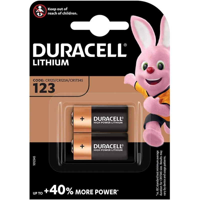 Buy Duracell Lithium - CR123A - (2pcs) Ultra in Cyprus, Nicosia, Limassol, Larnaka, Pafos