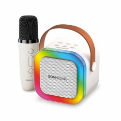 Buy SonicGear IOX Karaoke Portable Speaker BT & Wireless Mic White - K200 - Kara... in Cyprus, Nicosia, Limassol, Larnaka, Pafos