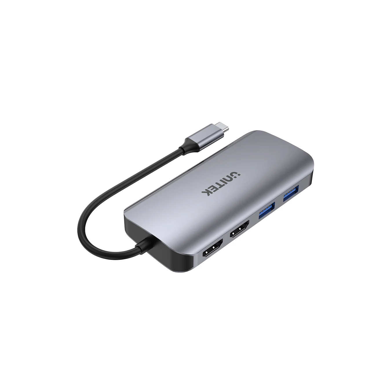Unitek D1122A 8-in-1 USB-C Hub – 2xHDMI 4K@60Hz PD100W | Armenius Store