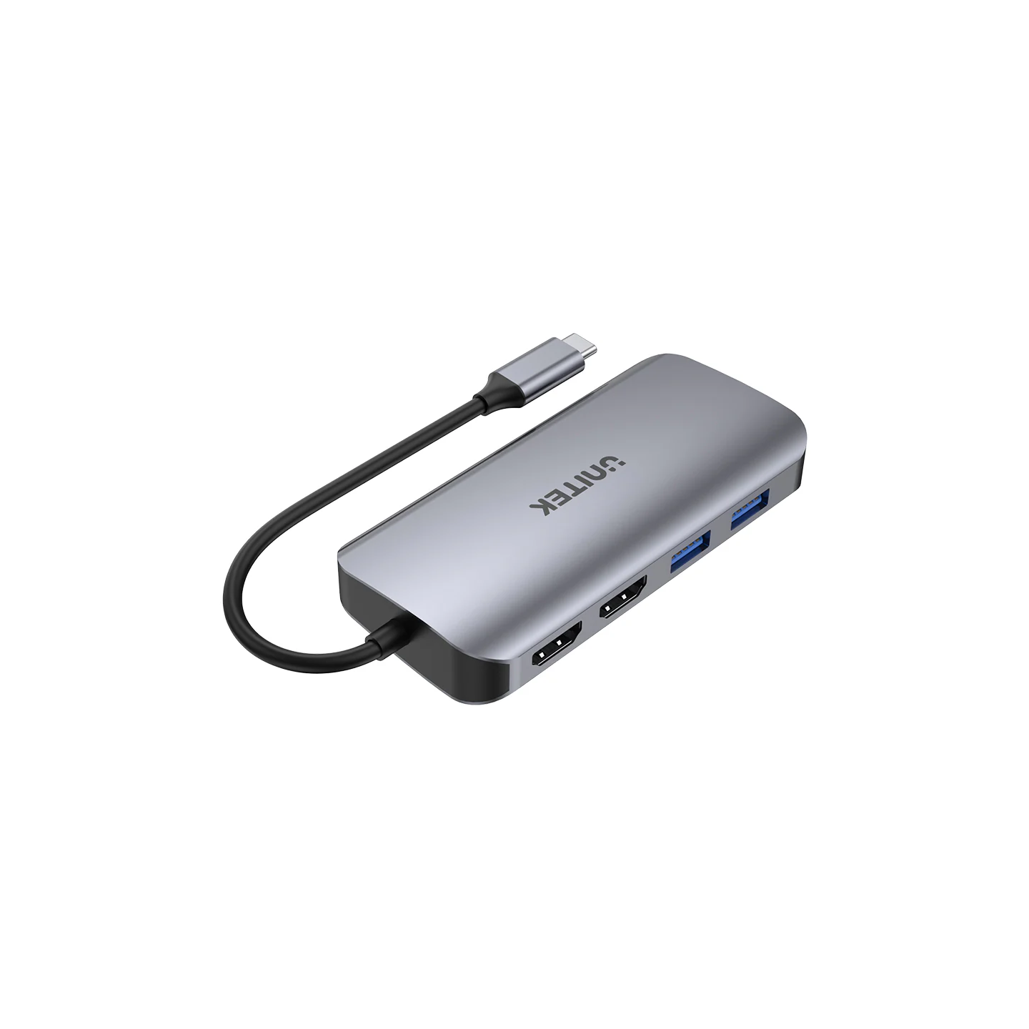Unitek USB-C Hub - D1122A - 3xUSB 2xHDMI MST SD Gb PD100W — Buy in Cyprus with Fast Delivery