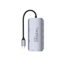 Unitek D1122A 8-in-1 USB-C Hub – 2xHDMI 4K@60Hz PD100W | Armenius Store