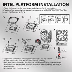 Armaggeddon Blizzard 2 4-Pipe White ARGB CPU Cooler (BLIZZARD2WHT) (Boxed) — Buy in Cyprus with Fast Delivery